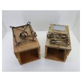 (2) Conibear Traps & Boxes
