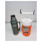 Portable Camp Stove, Pots, Dishes, Thermos & Water Jug