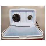 Rubbermaid Cooler w/ Built-in 12V Fan