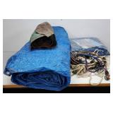 Moving Blanket, Tarps, Bungee Cords & Ropes