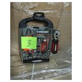 Husky 1/4 in. and 3/8 in. Stubby Ratchet and Socket Set (45-Piece) in good condition