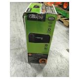 Gibraltar Mailboxes Edwards Black Steel Post-Mount Mailbox Large with Decorative Door in good condition