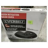 Everbilt Radon Mitigation Basin Cover in good condition