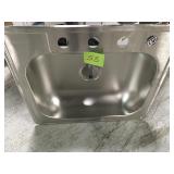 Glacier Bay Drop-In Stainless Steel 25 in. 4-Hole Single Bowl Kitchen Sink in good condition