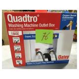 Oatey Quadtro 2 in. Copper Sweat Washing Machine Outlet Box in good condition