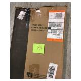 Church Elongated Closed Front Toilet Seat in White in good condition