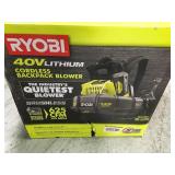 RYOBI 145 MPH 625 CFM 40-Volt Lithium-Ion Cordless Backpack Blower  Battery and Charger Included in good condition