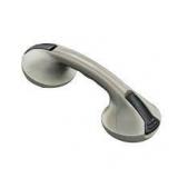 MOEN 12 in. x 1.26 in. Suction Balance Grab Bar in Satin Nickel in good condition
