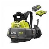 RYOBI 145 MPH 625 CFM 40-Volt Lithium-Ion Cordless Backpack Blower  Battery and Charger Included in good condition