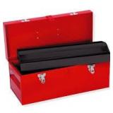 URREA Heavy Duty Metal Tool Box - 17 in. X 7 1/2 in. X 7 in. in good condition