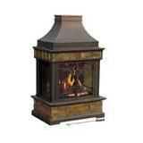 Sunjoy Heirloom 56 in. Steel and Slate Outdoor Fire Place in good conditions