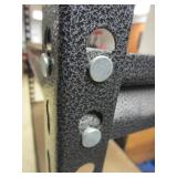 TWO FIVE SHELF STORAGE RACKS