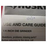 HUSKY PNEUMATIC GRINDER