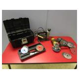 SEARS SCROLLER SAW & DEWALT 4 1/2" GRINDER