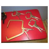 VISE GRIPS AND SPRING CLAMPS