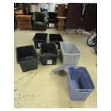 PLASTIC STORAGE BINS