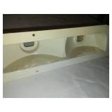 Polaris snowmobile taillight housing and lens - new.