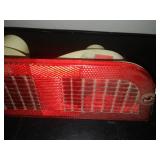 Polaris snowmobile taillight housing and lens - new.