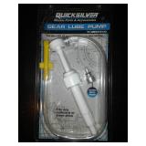 OMC 3 gallon gas tank and Quicksilver gear lube pump.
