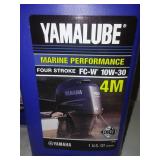 4 quarts yamalube oil Marine 4-stroke 10w 30 4 m.