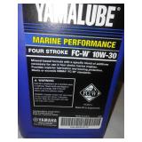 4 quarts yamalube oil Marine 4-stroke 10w 30 4 m.