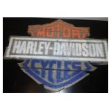 Harley Davidson motorcycle wood sign