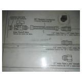 New Universal gas Appliance hook up kit.