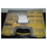 Portable storage case with snaps