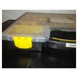 Portable storage case with snaps