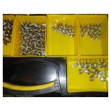 Portable storage case with snaps