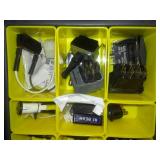 2 storage boxes with contents.