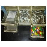 2 storage boxes with contents.