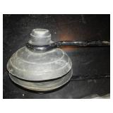 Marine fuel line, bulb, OMC end, on land startup hose system.