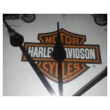 Harley Davidson clock, working and quiet.