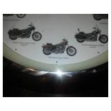 Harley Davidson clock, working and quiet.