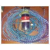 Blue rope light new and used - all work.