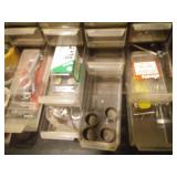 2 plastic storage bins - 60 drawer and 15 bins, portable.