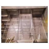 2 plastic storage bins - 60 drawer and 15 bins, portable.