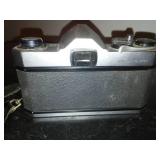 Pentax Honeywell 35 mm camera, lens and strap.