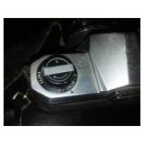 Pentax Honeywell 35 mm camera, lens and strap.