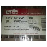 5 floor diffusers. - new heat vents.