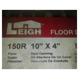 5 floor diffusers. - new heat vents.