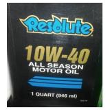 Variety of oils and cleaners