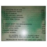 2 comedy albums - George Carlin and Steve Martin.