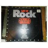 7 rock and roll albums - The Who, Styx, guess who, Grand Funk, Doobie Brothers, Let It Rock - German promo album.