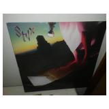 7 rock and roll albums - The Who, Styx, guess who, Grand Funk, Doobie Brothers, Let It Rock - German promo album.