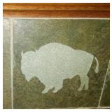 Bison Dry Bar. From a local Fargo ND hotel remodel.