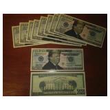 2020 President Donald J Trump Federal Reserve note