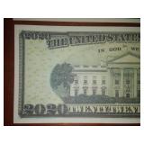 2020 President Donald J Trump Federal Reserve note