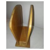 Vintage Native American Wood sculpture napkin holder